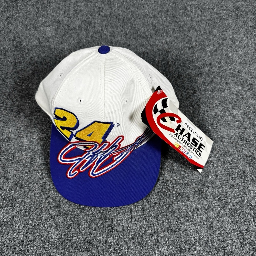 Vintage Jeff Gordon Hat Snapback Cap Dupont Chase NASCAR Racing shirt jacket VTG